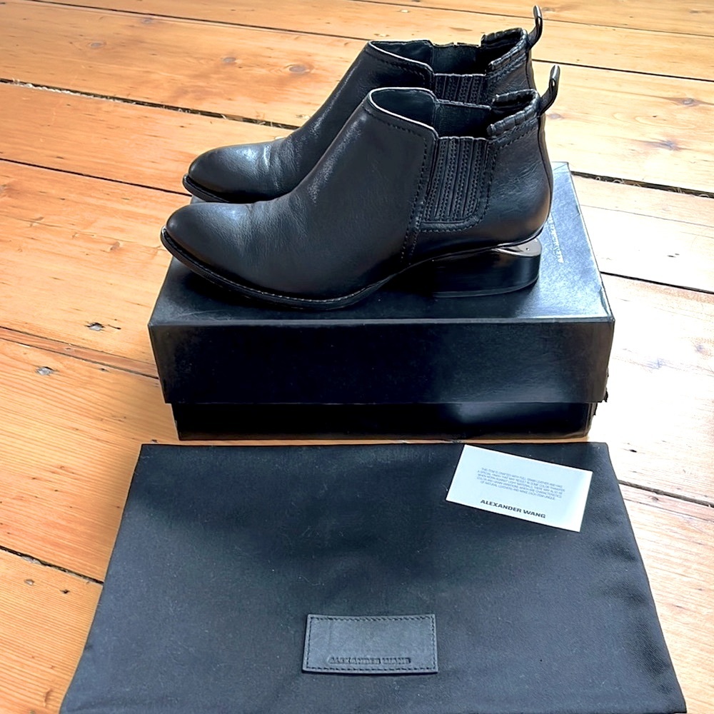 Alexander Wang Black Kori Ankle Boots